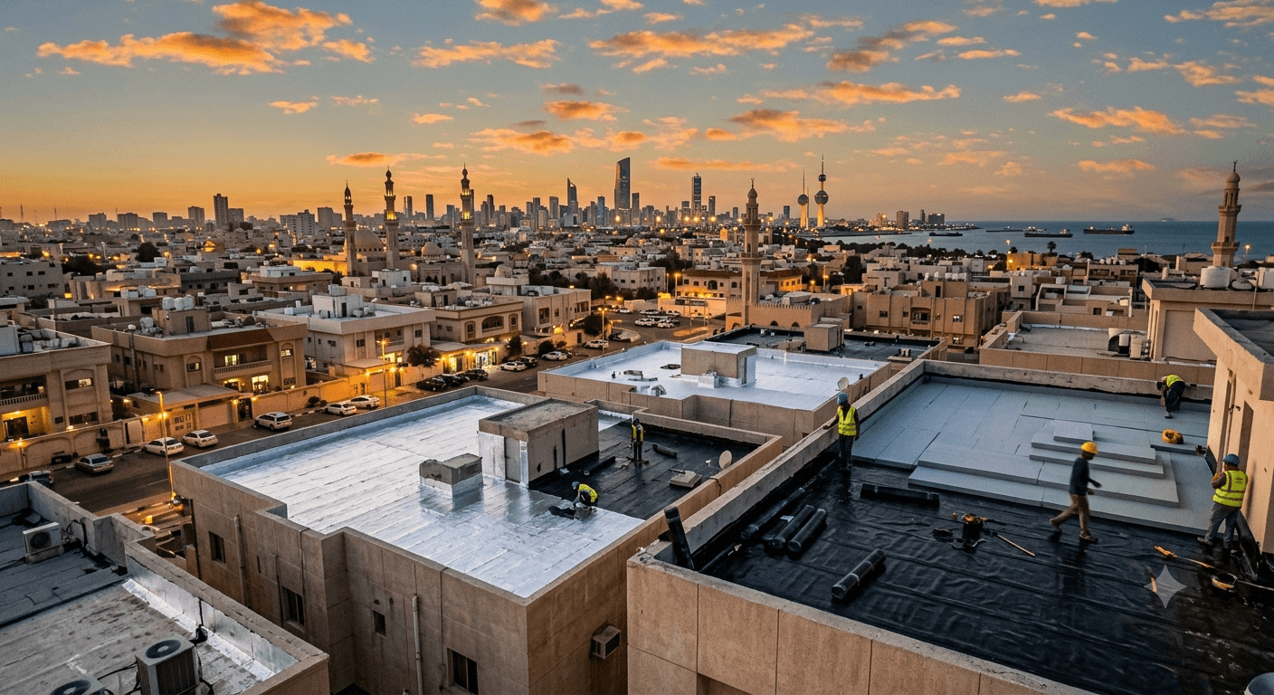 عزل اسطح الكويت